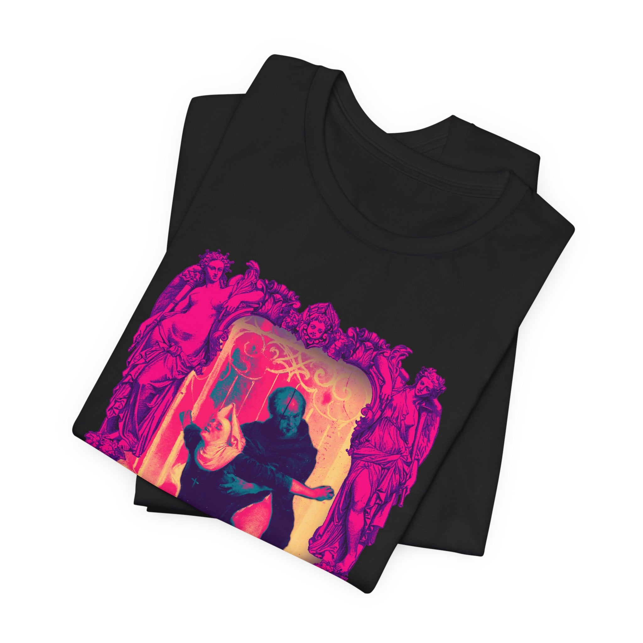 LucidSickness “The Sin” Neon Gothic Graphic T-Shirt