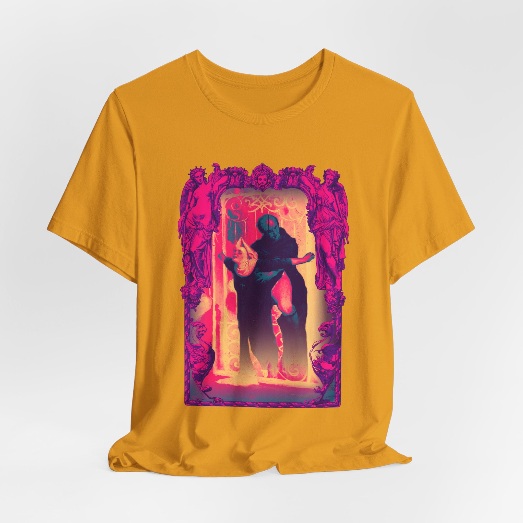 LucidSickness “The Sin” Neon Gothic Graphic T-Shirt